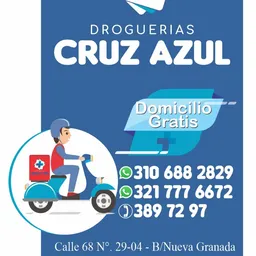 Drogueria Cruz Azul a domicilio en Barranquilla