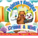 Paletas Ensaladas Y Helados Crema Y Miel