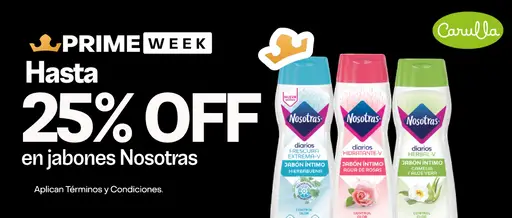 25% OFF Jabones Nosotras