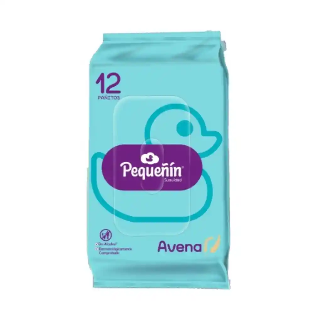 panitos pequenin humedos avena x12