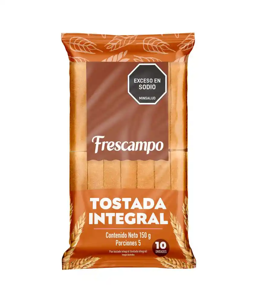 tostadas frescampo integrales (150 gr)