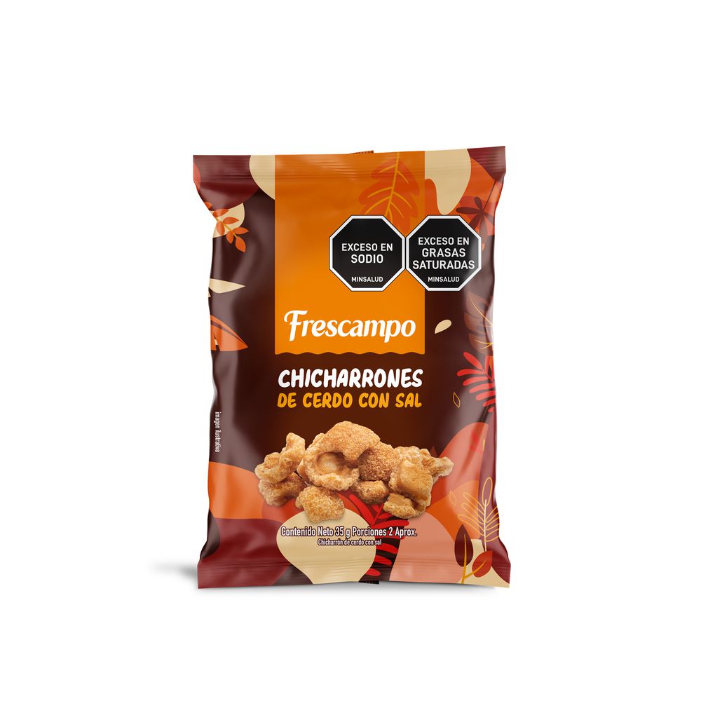 Chicharron Frescampo De Cerdo Con Sal (35 Gr)