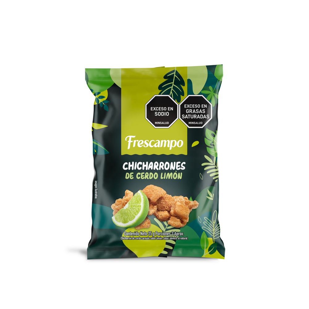 Chicharron Frescampo De Cerdo Sabor Limon (35 gr)