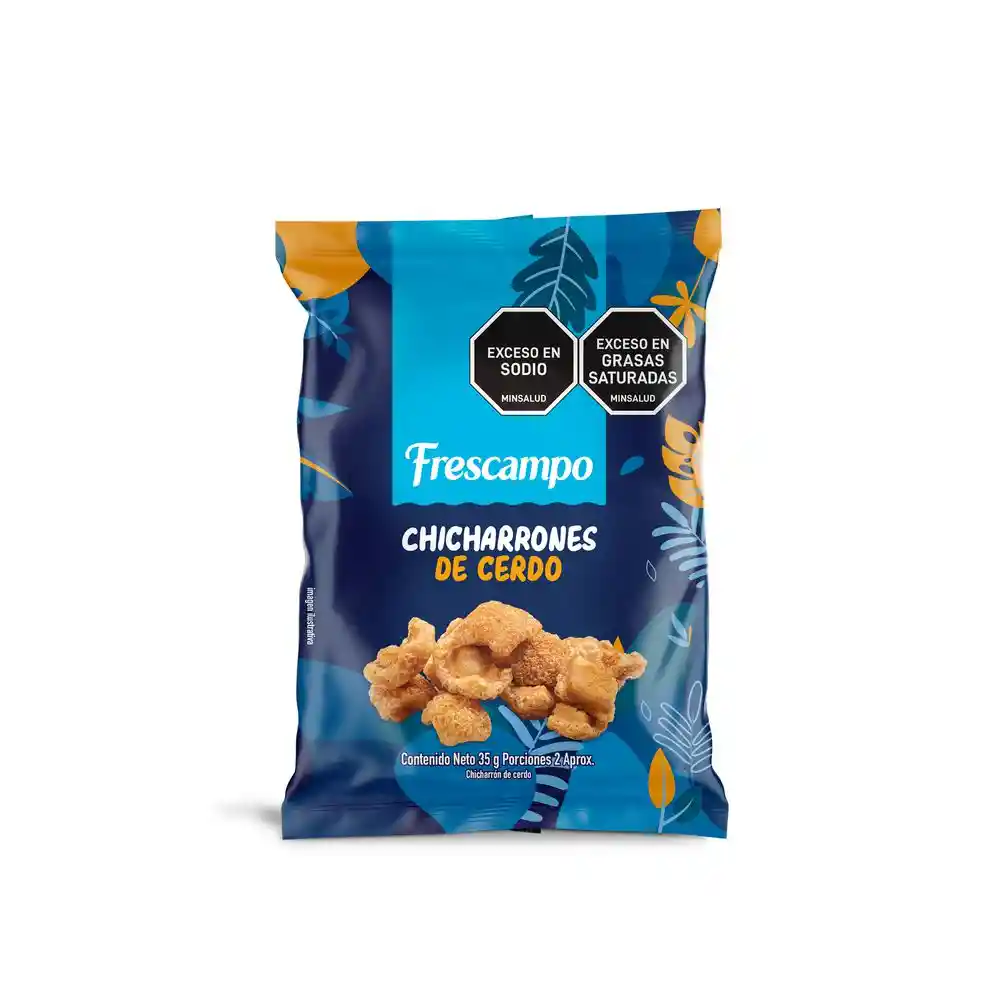 chicharron frescampo de cerdo sin sal (35 gr)