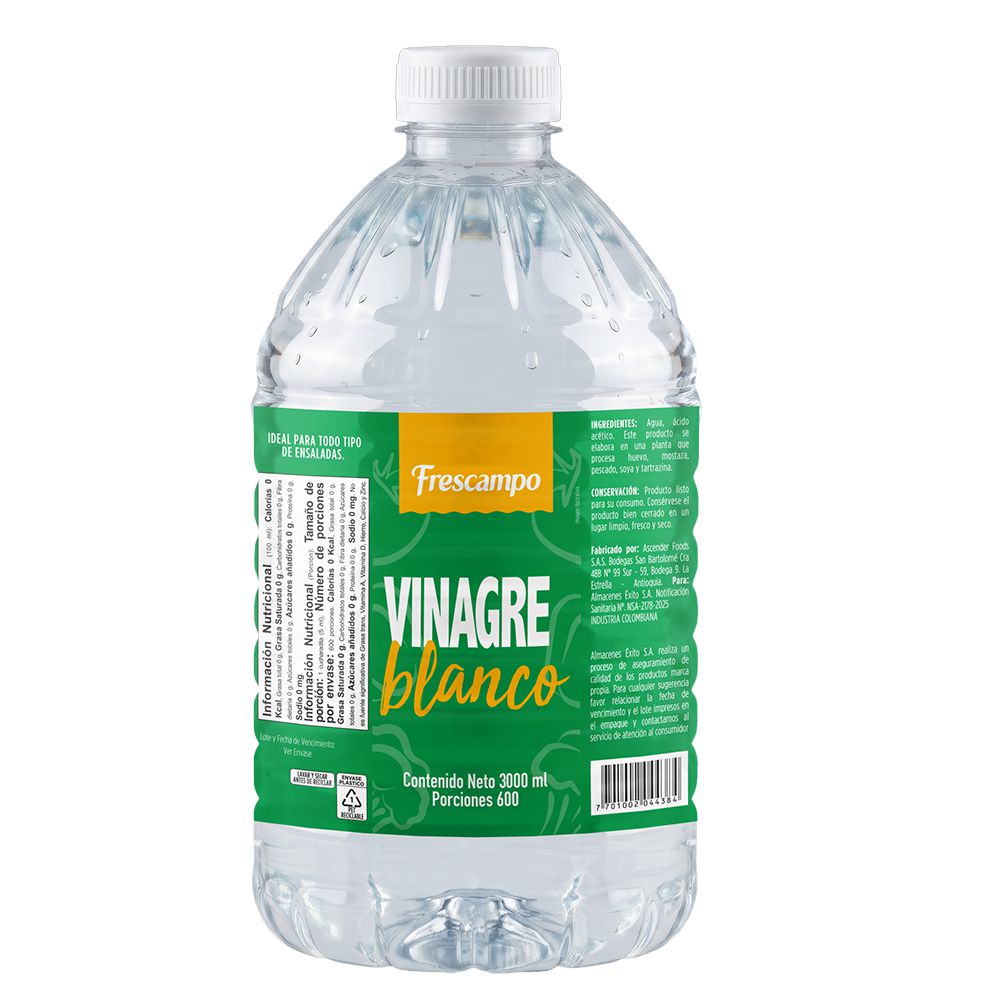 Vinagre Frescampo Blanco (3000 ml)