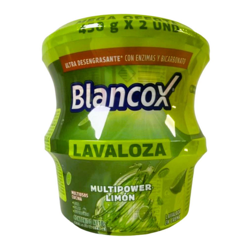 Lavaloza Crema Blancox Blancox Multip Limon X2 (900 Gr)