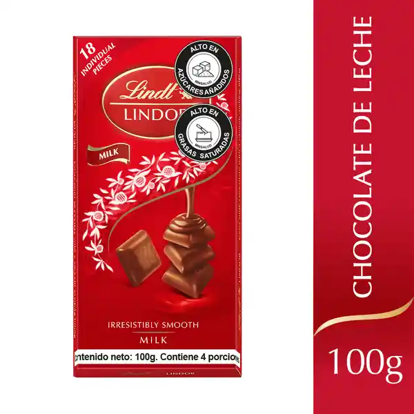Lindt Lindor Chocolate ao Leite Recheio Cremoso 100g