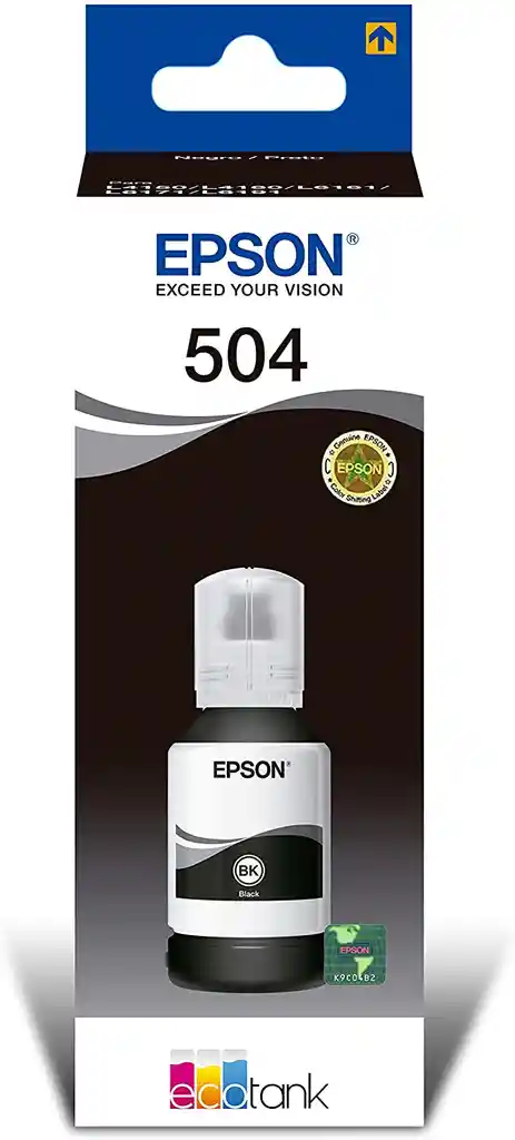 Epson Tinta Original504 Negro 127Ml
