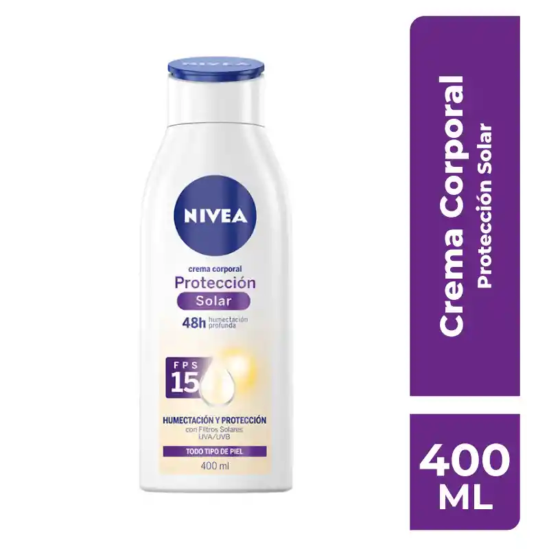 Nivea Crema Corporal Humectación y Protección Solar FPS 15