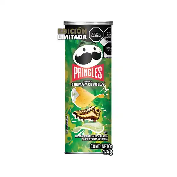 Papas Pringles Sabor a Crema y Cebolla 124 g