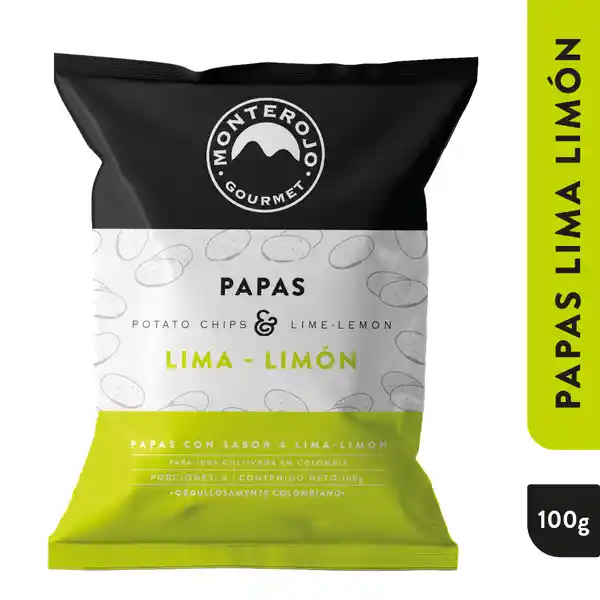 Monterojo Papas Lima Limón