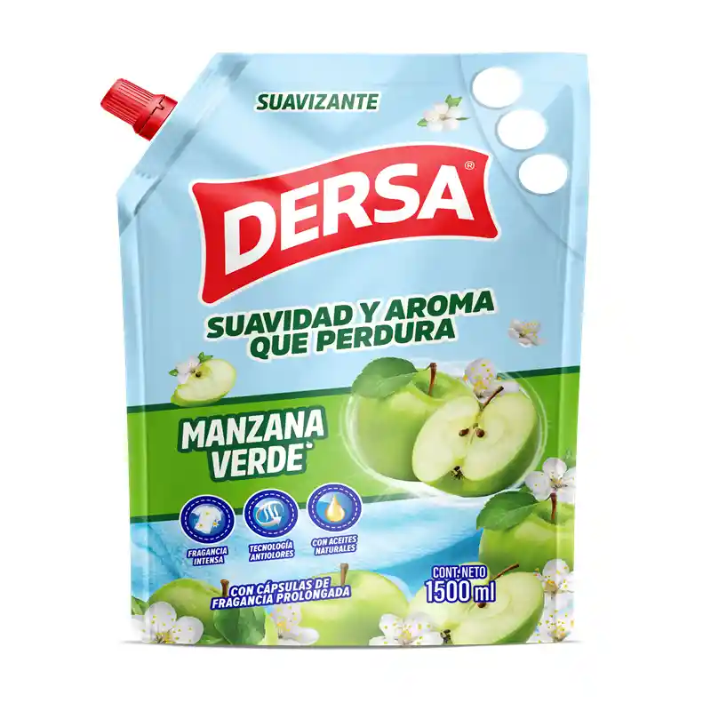 Suavizante Dersa Manzana Verde 1500 ml