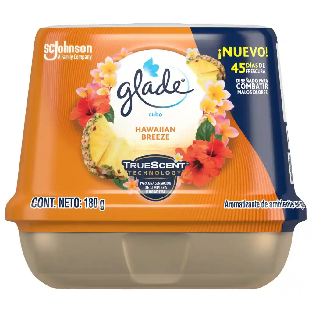 Glade Ambientador Gel Hawaiian Breeze 180g
