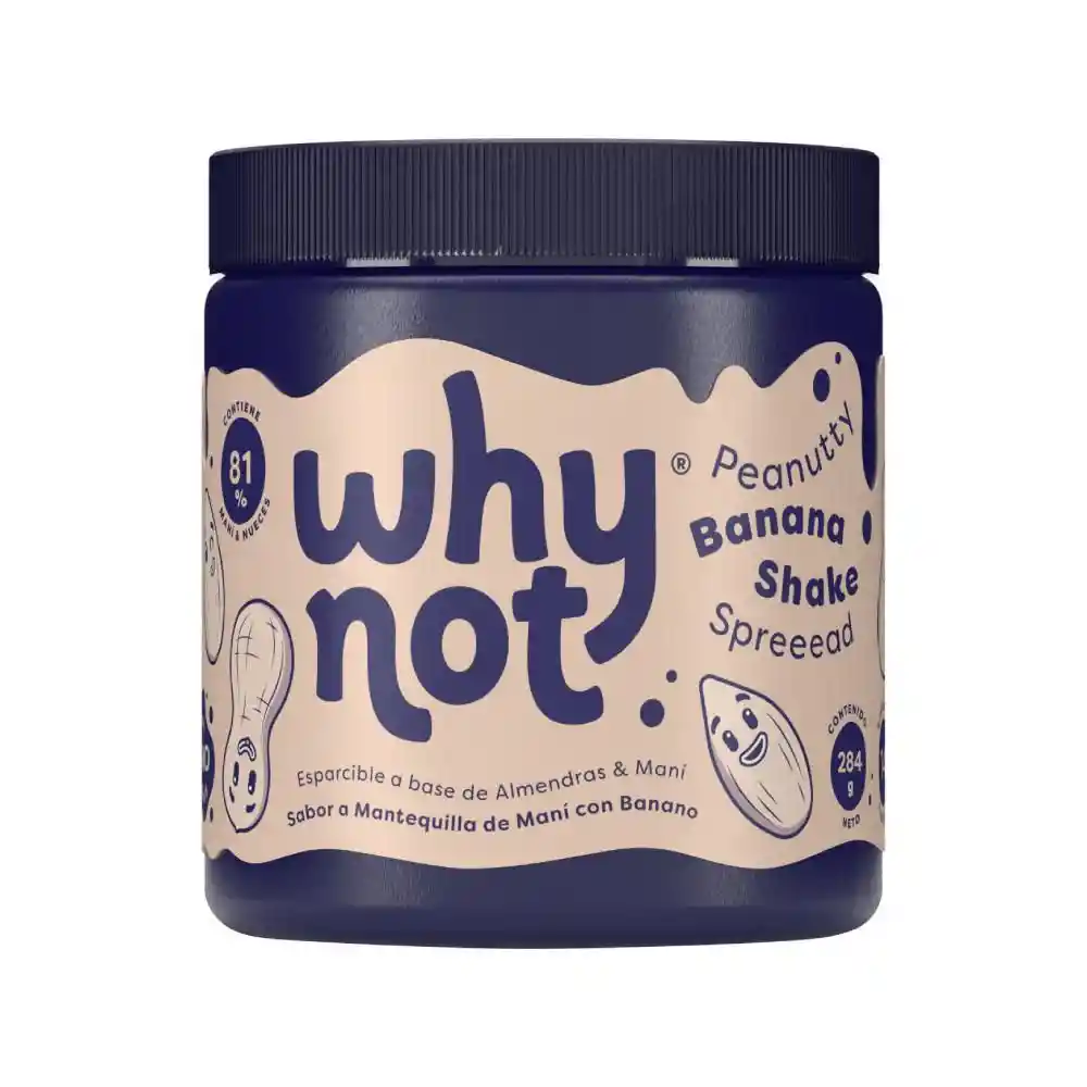 Paranice Esparcible Peanutty Banano Pote 284 G
