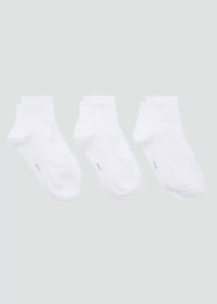 CALCETINES TOBI BLANCO Talla 42 Hombre Mango
