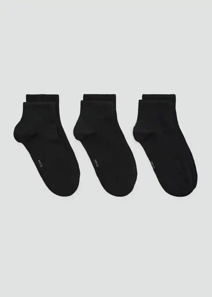 CALCETINES TOBI NEGRO Talla 42 Hombre Mango