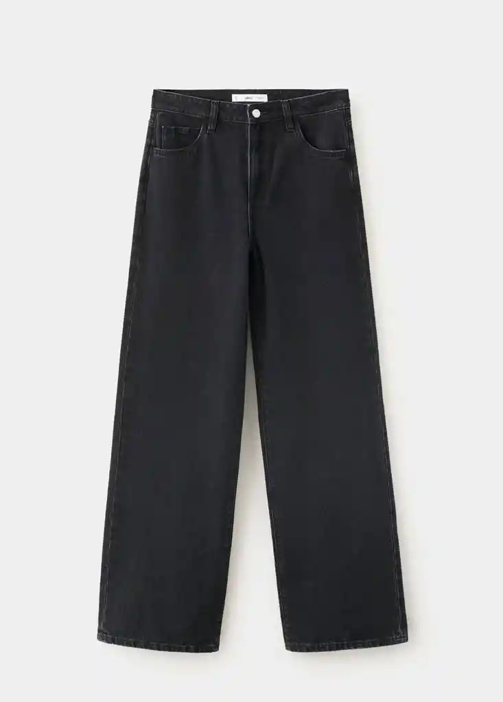 JEANS DANILA TEJANO NEGRO Talla 38 Mujer Mango