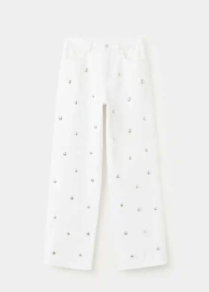 JEANS ANA OFFWHITE Talla 38 Mujer Mango