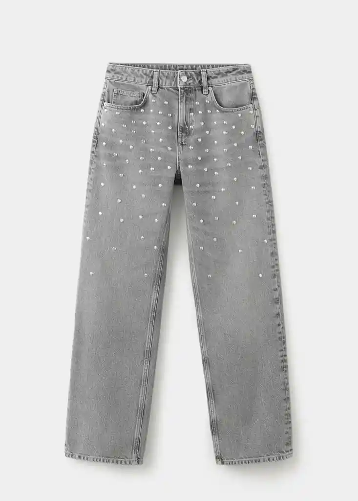 JEANS LUCA TEJANO GRIS Talla 40 Mujer Mango