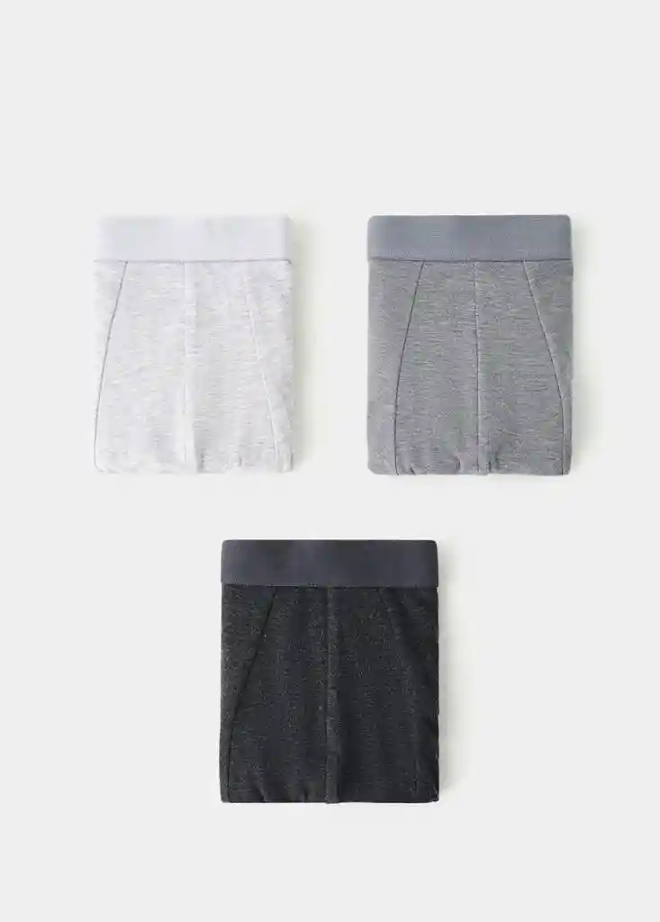 CALZONCILLOS TRIGREY GRIS Talla M Hombre Mango