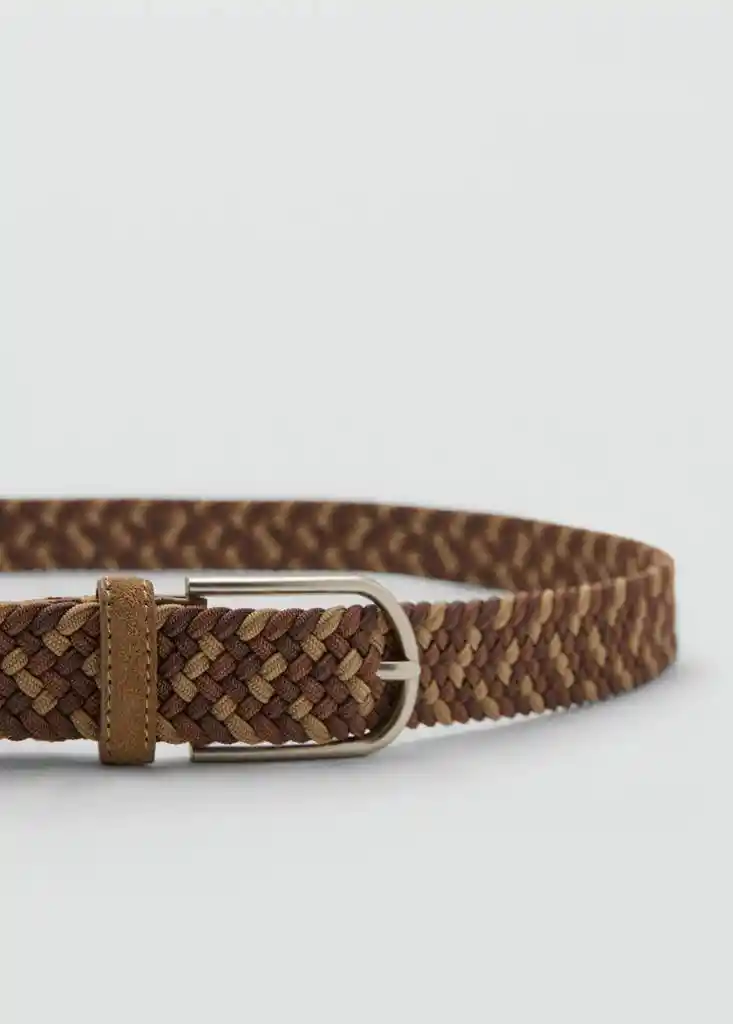 CINTURON COLORS CAMEL Talla 90 Hombre Mango