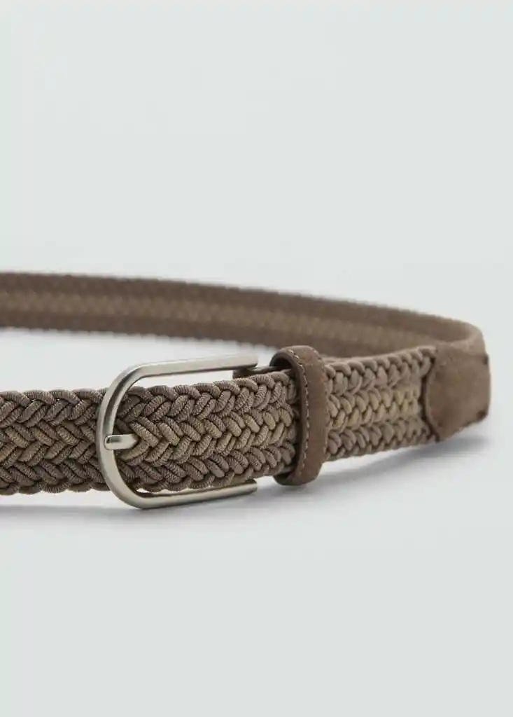 CINTURON COLORS GRIS Talla 90 Hombre Mango
