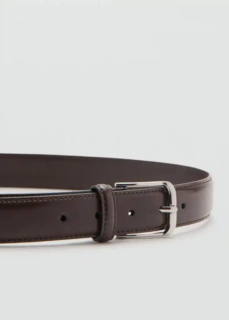 CINTURON BASIC MARRON Talla 91 Hombre Mango