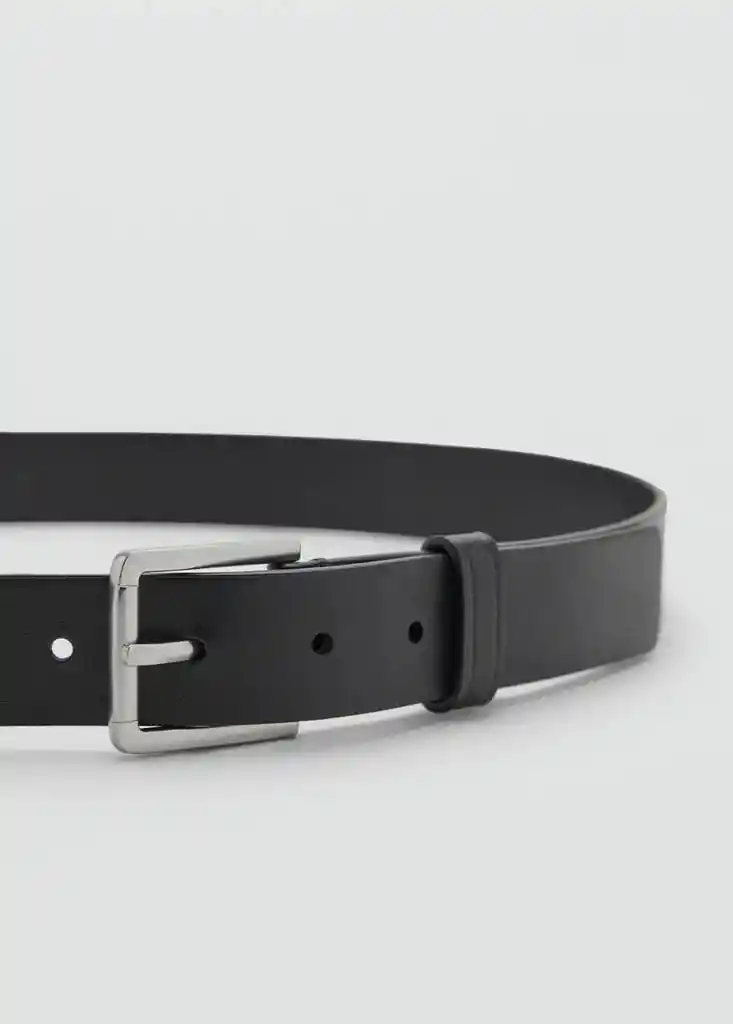 CINTURON BOLONIA NEGRO Talla 90 Hombre Mango