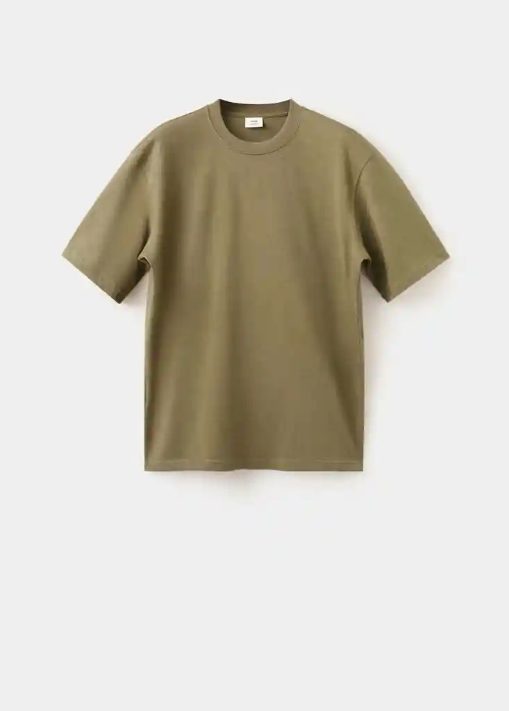 CAMISETA ANOUK KHAKI Talla M Hombre Mango