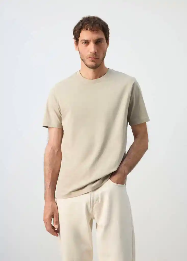 CAMISETA CHERLO ARENA Talla L Hombre Mango