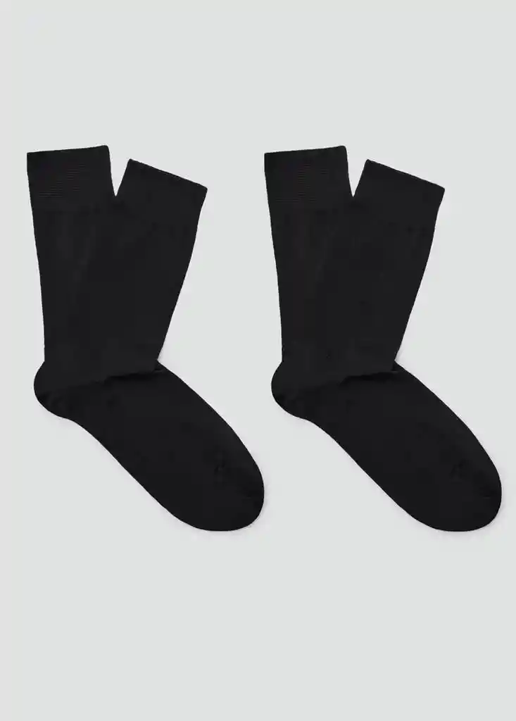 CALCETINES SCOTBLA NEGRO Talla 45 Hombre Mango
