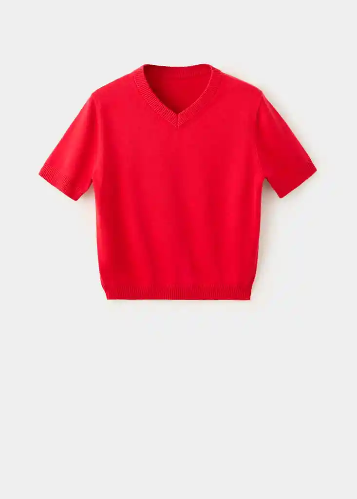 JERSEY VALEN ROJO Talla L Mujer Mango