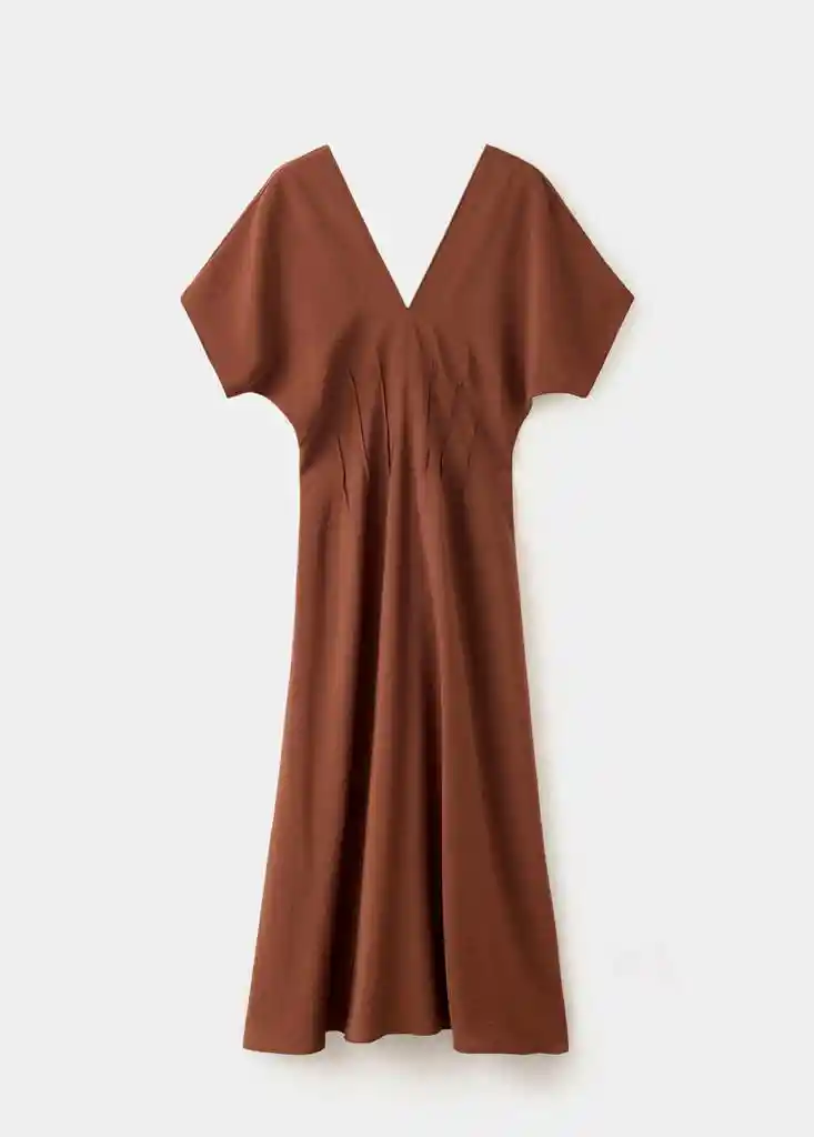 VESTIDO SOFIA CHOCOLATE Talla M Mujer Mango