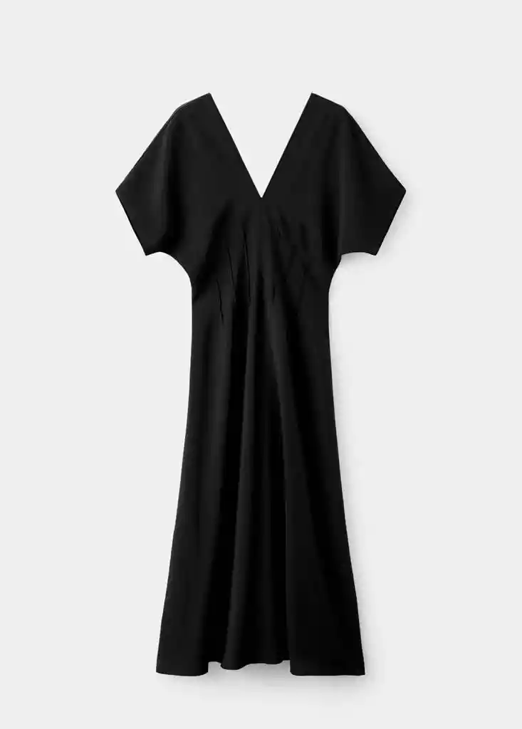 VESTIDO SOFIA NEGRO Talla M Mujer Mango