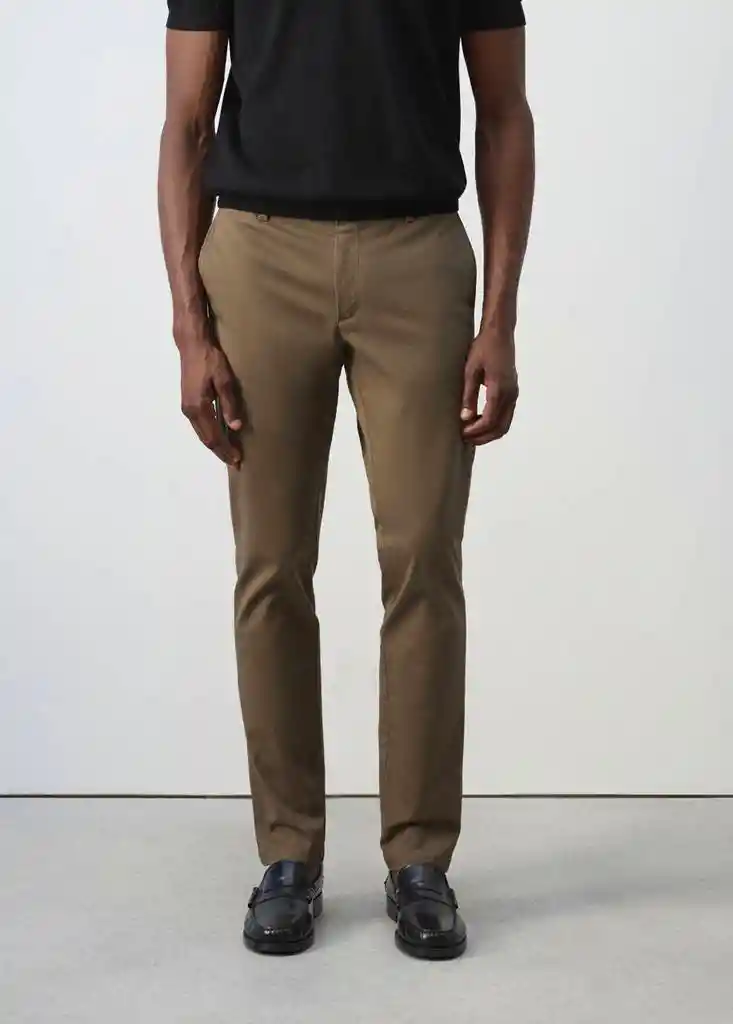 PANTALON BARNA MARRON Talla 44 Hombre Mango