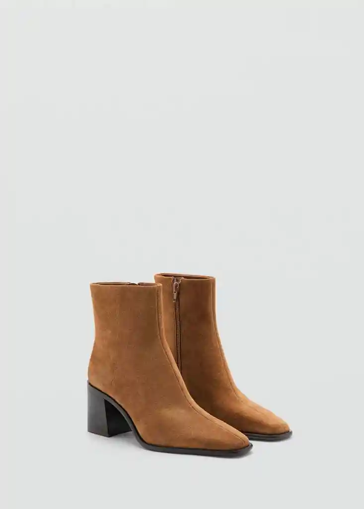 BOTIN RAFAELA TABACO Talla 37 Mujer Mango