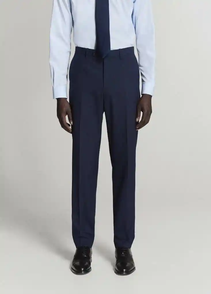 PANTALON MILAN MARINO Talla 46 Hombre Mango