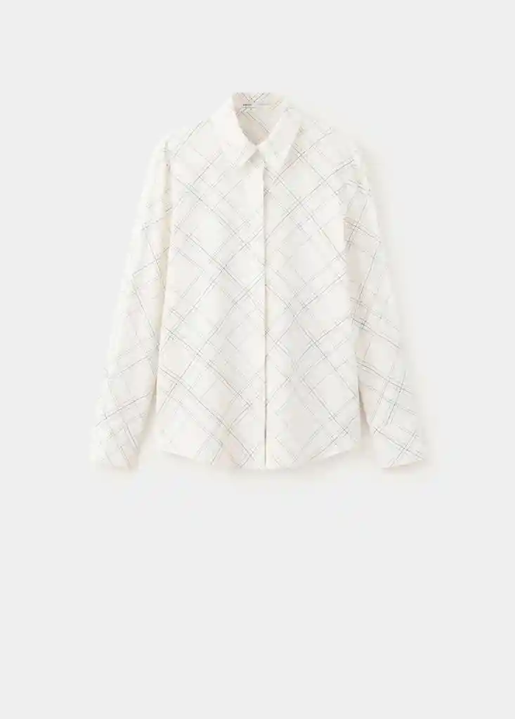 CAMISA BASIC CRUDO Talla XS Mujer Mango
