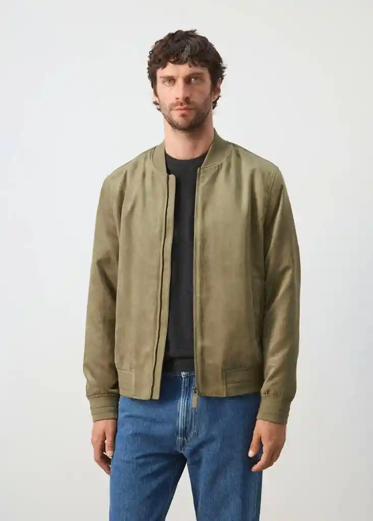 CHAQUETA BERO KHAKI Talla XL Hombre Mango