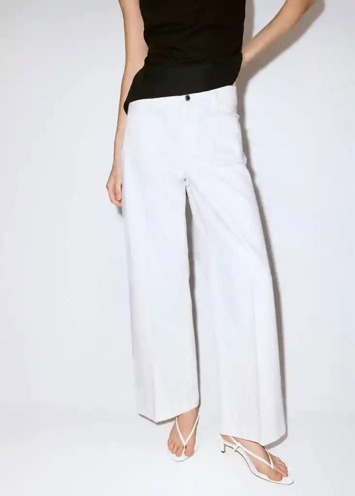 JEANS JESSIE BLANCO Talla 42 Mujer Mango