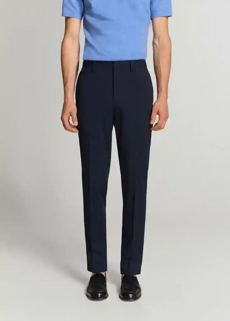 PANTALON PARIS NAVY Talla 40 Hombre Mango