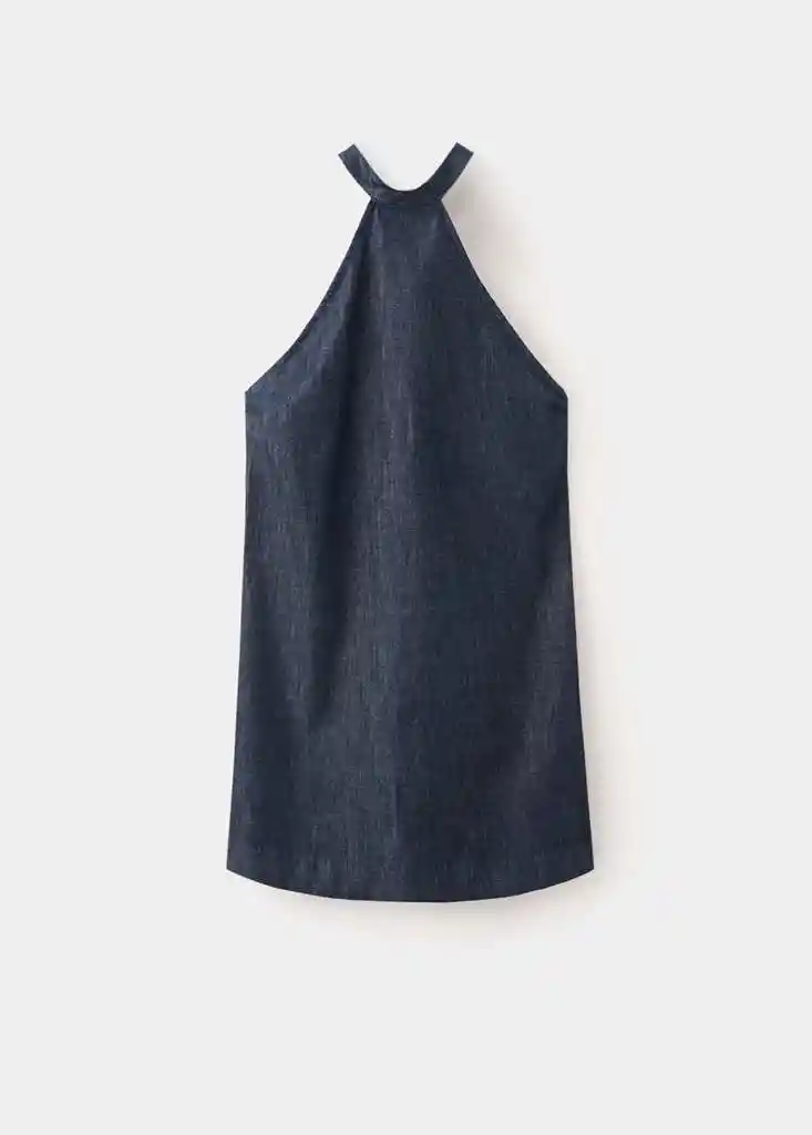 VESTIDO GATO TEJANO SOFT Talla S Mujer Mango