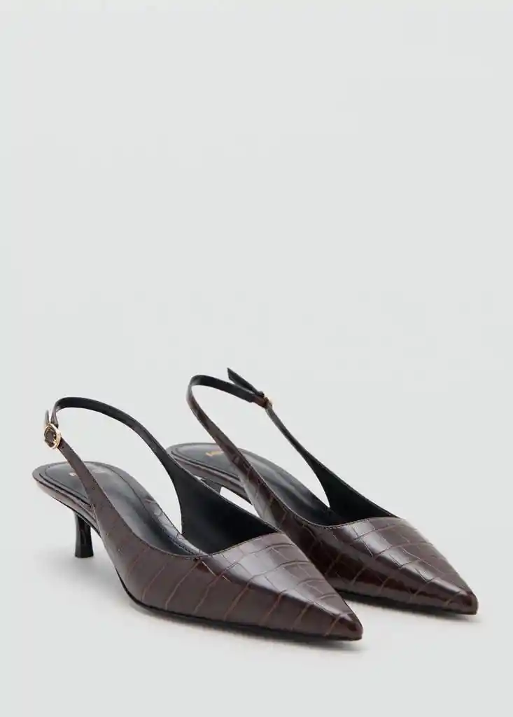 ZAPATO MONACO BURDEOS Talla 39 Mujer Mango