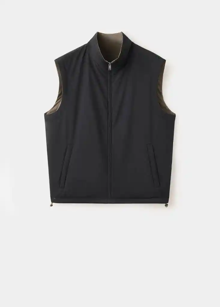 CHALECO NADAST NEGRO Talla M Hombre Mango