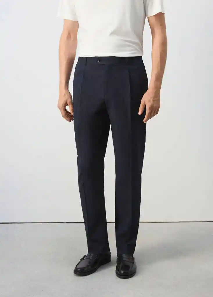 PANTALON VARADERO NAVY Talla 42 Hombre Mango