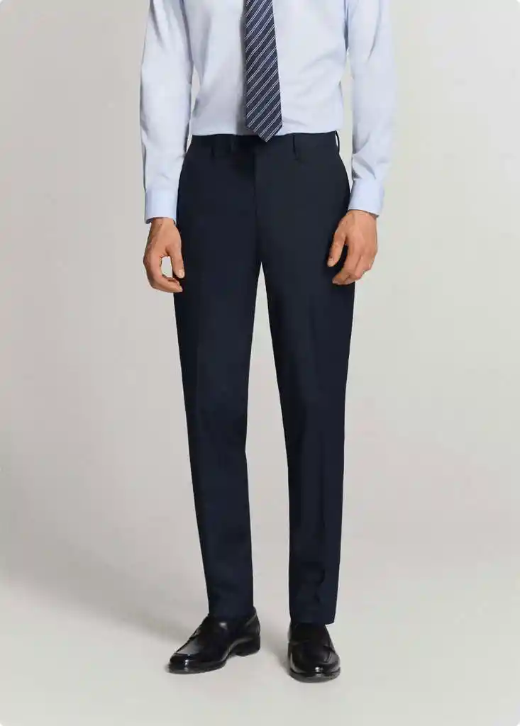 PANTALON MILAN NAVY Talla 36 Hombre Mango