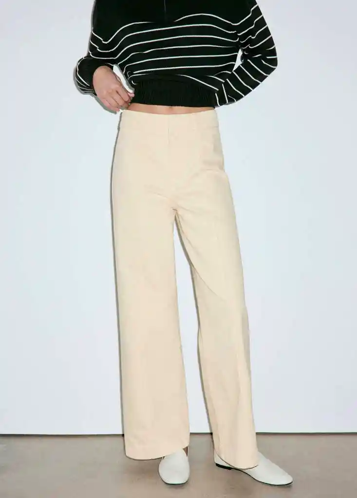 JEANS PALOMA VAINILLA Talla 42 Mujer Mango