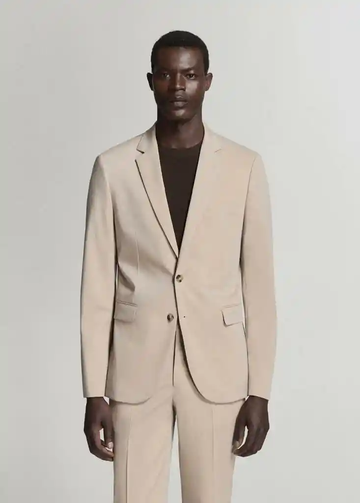 AMERICANA PARIS BEIGE Talla 48 Hombre Mango