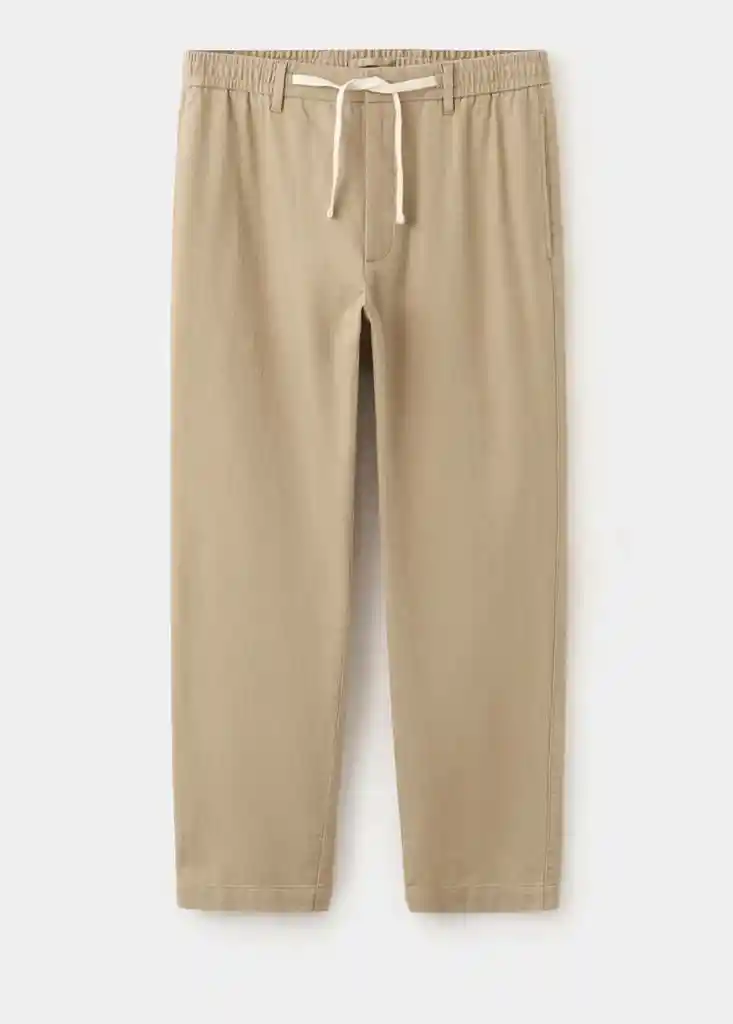 PANTALON ONIX BEIGE Talla 42 Hombre Mango