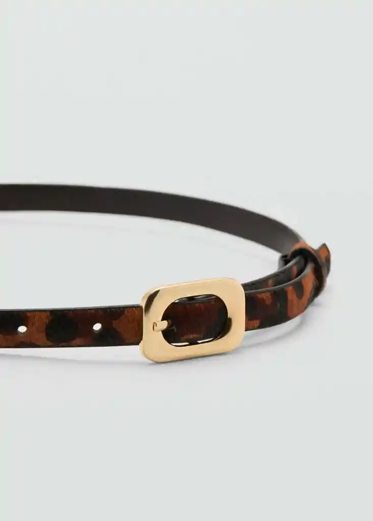 CINTURON SAUVAGE CHOCOLATE Talla M Mujer Mango